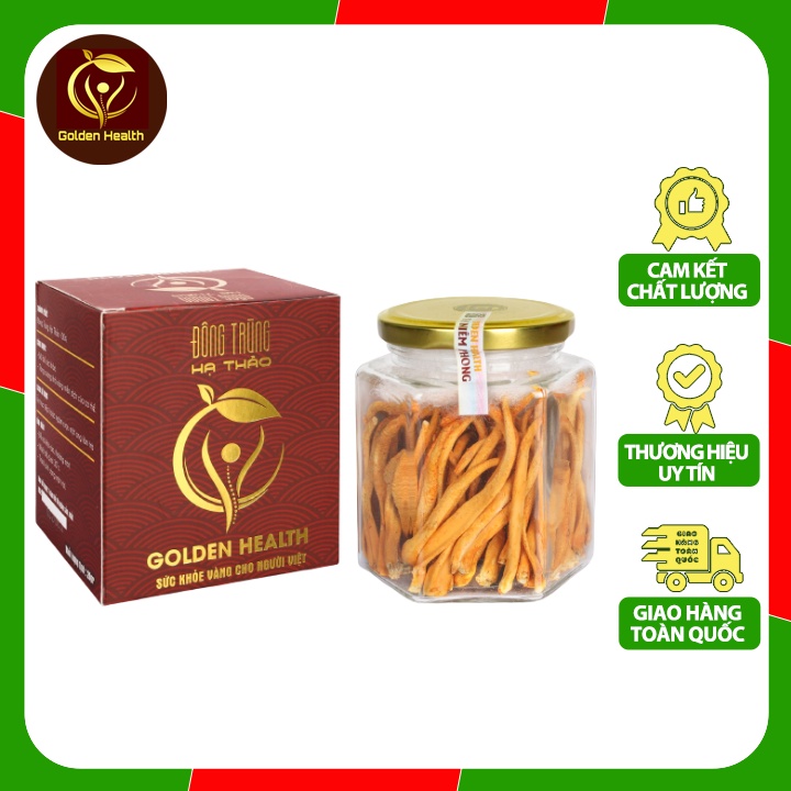 [LOẠI CAO CẤP] Đông Trùng Hạ Thảo Sấy Thăng Hoa Golden Health GD005 (Hộp 20g)