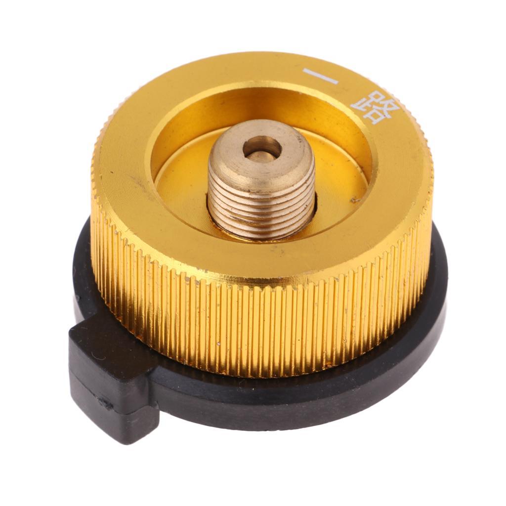 Camping Stove Adapter Outdoor Propane Small Tank Refilling Valve for Flat Tank Long Tank Conversion