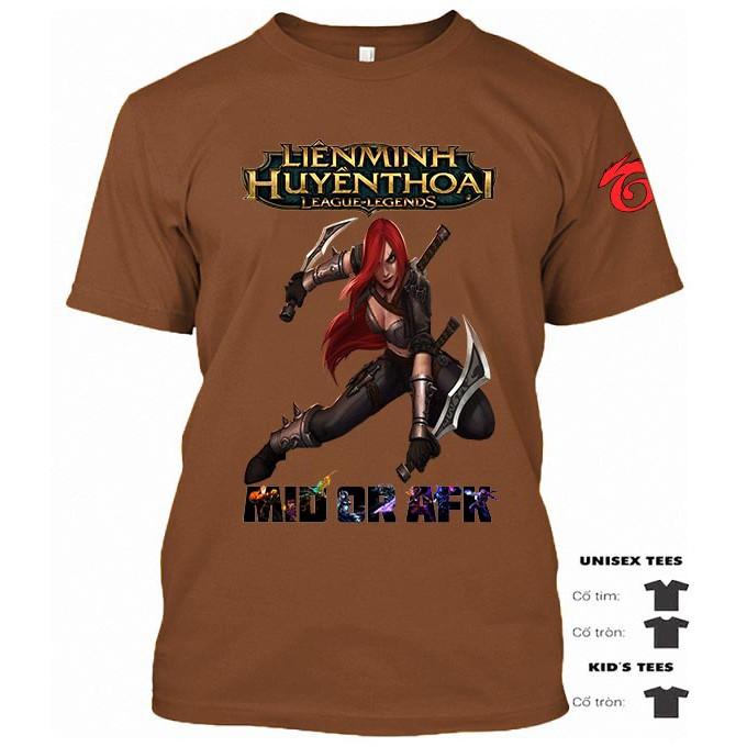 Áo Thun KATARINA, Áo Thun Liên Minh KATARINA Cực Đẹp - Áo Thun LMHT - LOL Tshirt