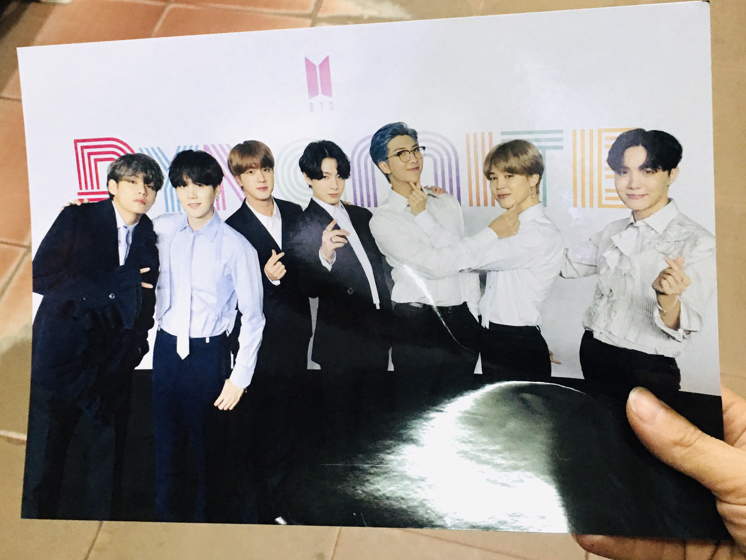Tranh Poster SET 5 tấm BTS 21cmx30cm ảnh khác nhau