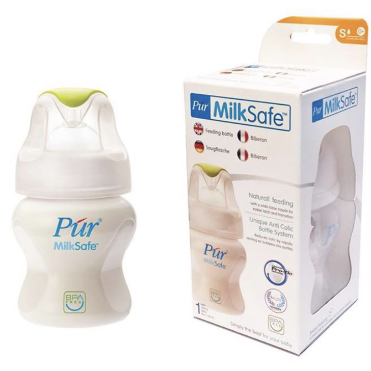 Bình sữa cổ rộng Milk Safe nhập khẩu Thailand (150ml)