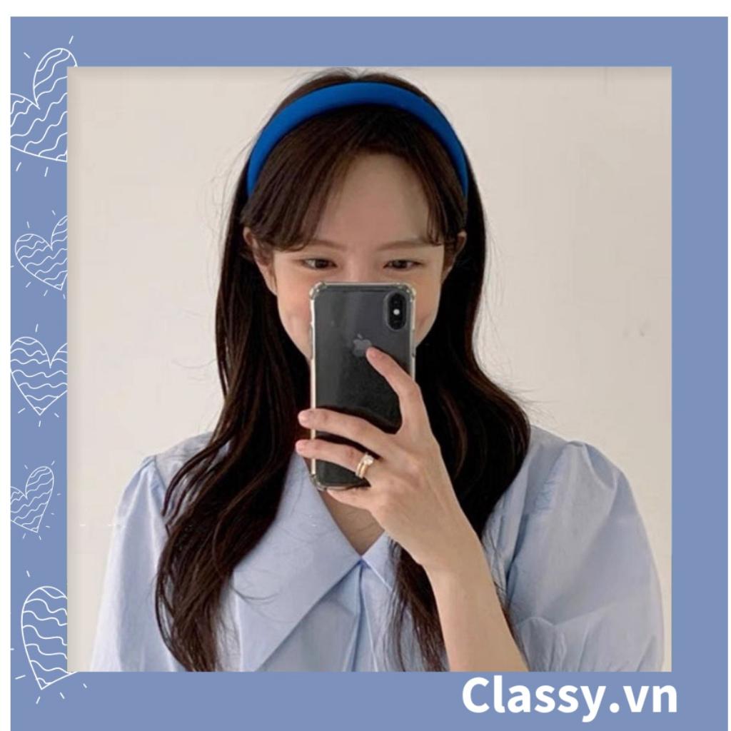 Băng đô cài tóc Classy tông màu xanh dương nhiều màu kiểu xinh xắn thanh lịch PK910