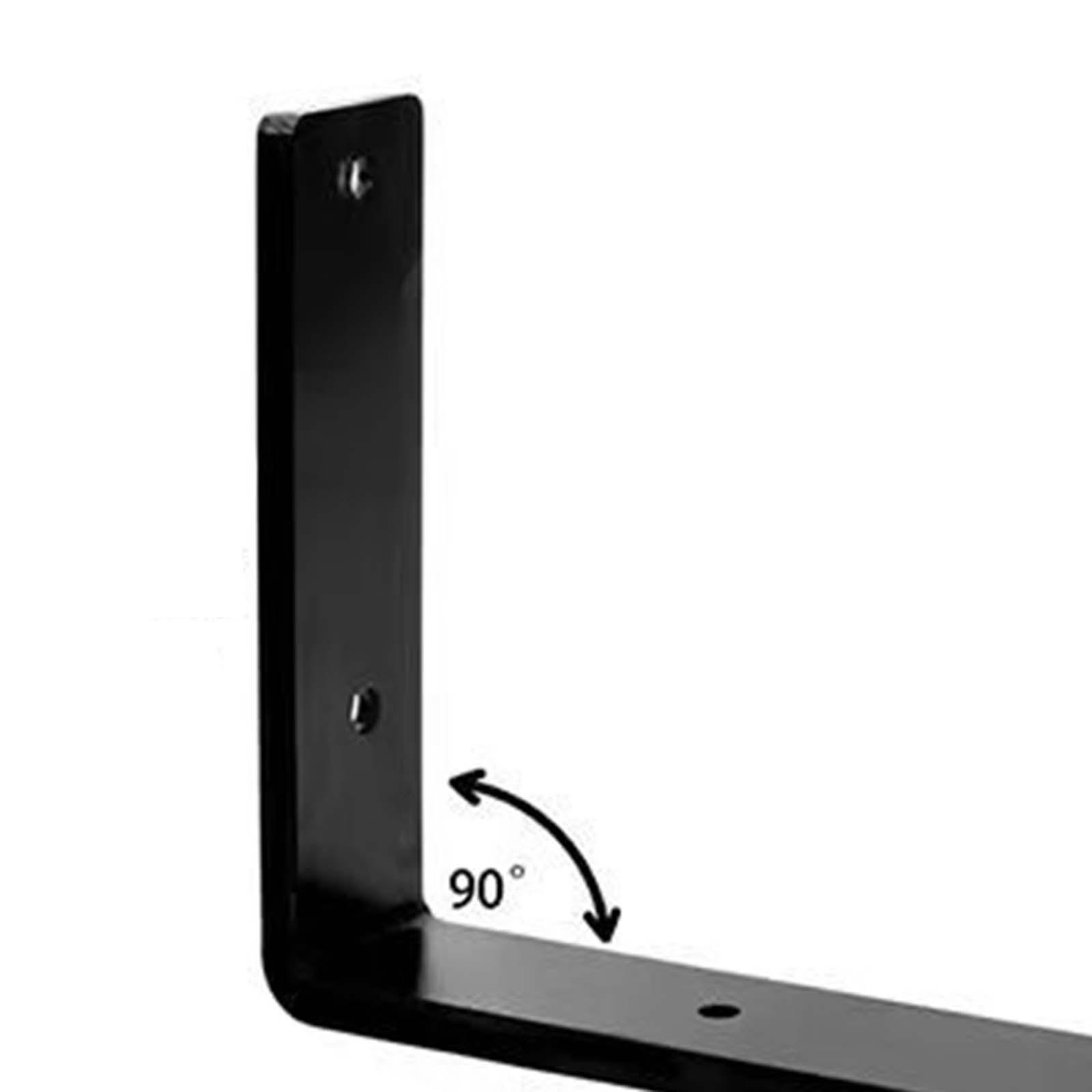 Shelf Brackets Corner Brace L Shaped Modern Metal Wall Mounted Shelf Support for Home Farmhouse Restaurant DIY Storage Floating Shelf Office