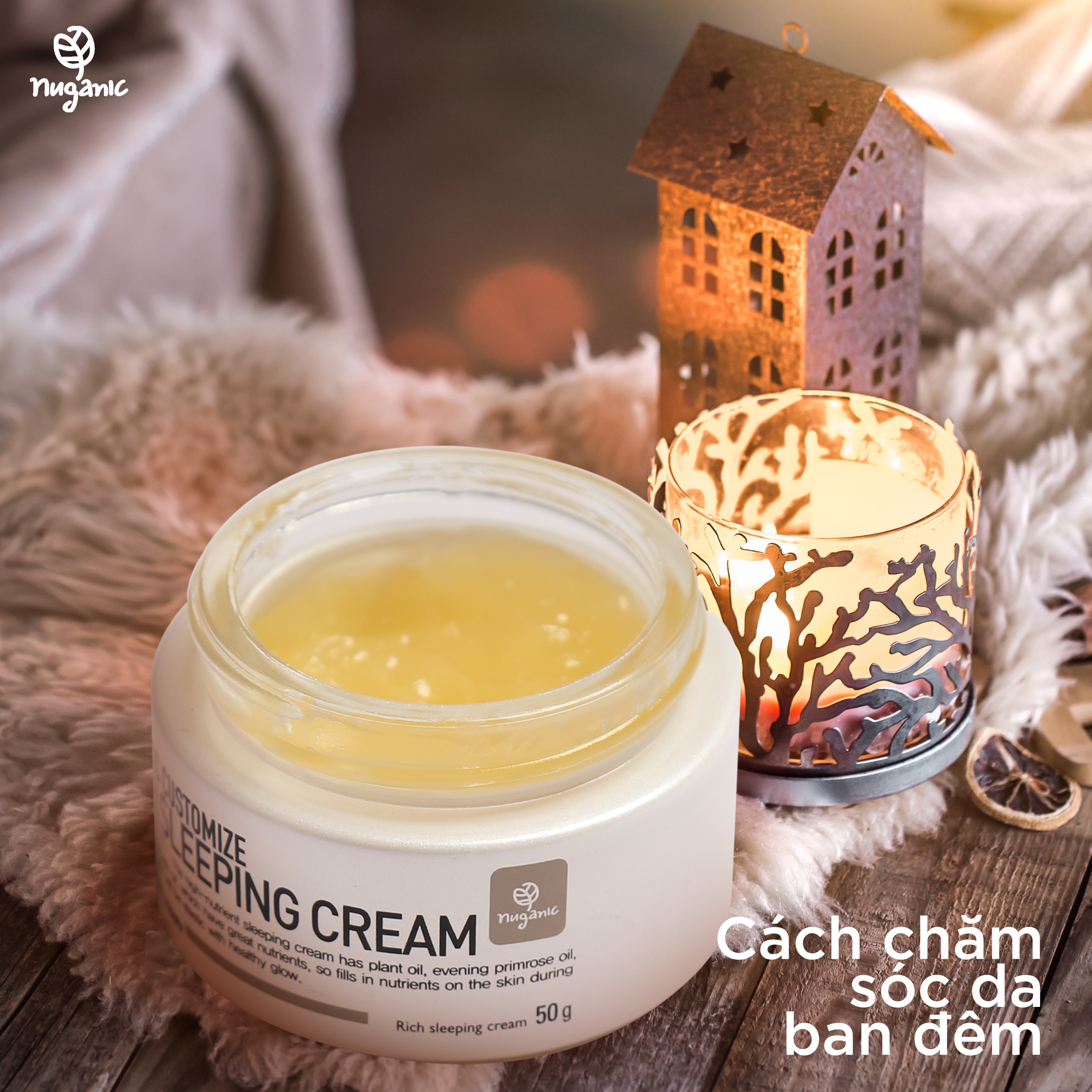 Kem dưỡng Nuganic Customize Rich Sleeping Cream