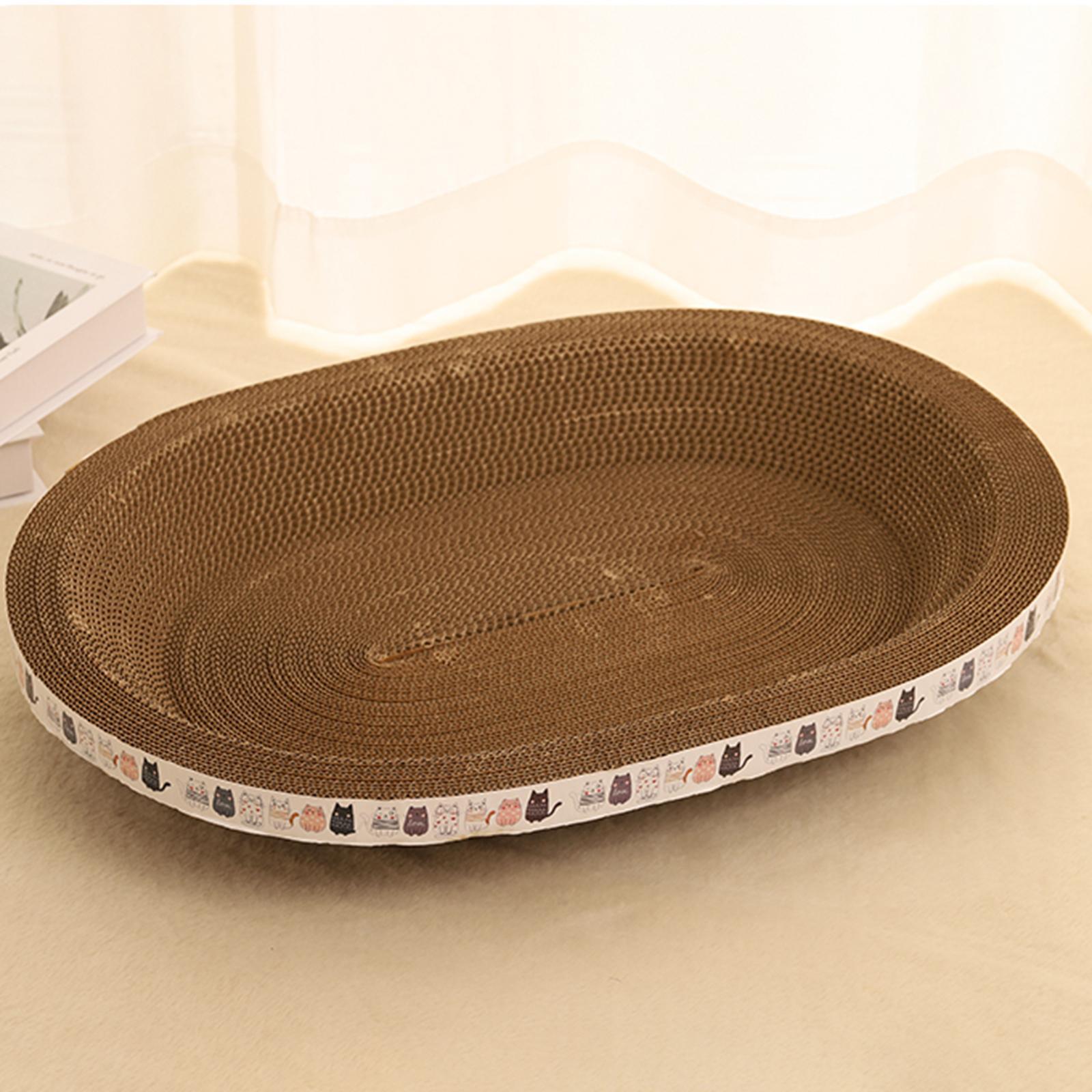 Cat Scratcher Cardboard Scratching Board Training Toy Corrugated Scratch Pad for Indoor Cats