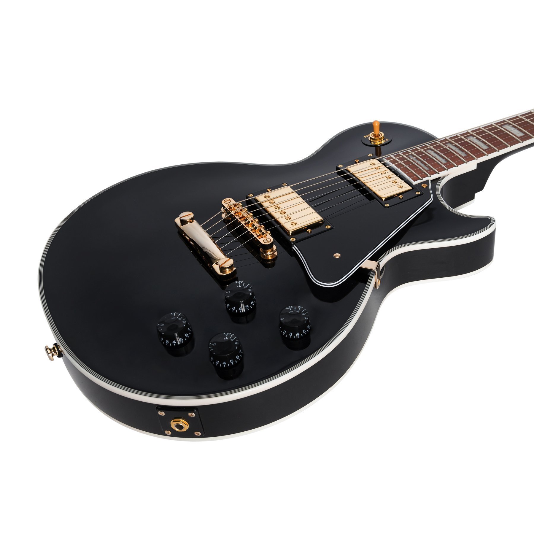 Đàn Guitar Điện Tokai - Tokai 'Traditional Series' ALC-62 LP-Custom Style Electric Guitar (Black) - Hàng chính hãng