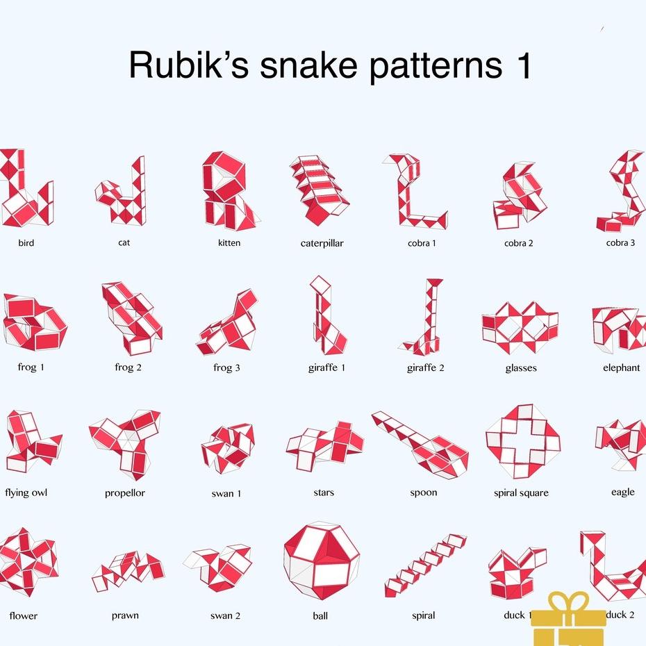 Rubik Biến Thể Con Rắn Rubik Snake Qiyi Twist Puzzle Cao Cấp