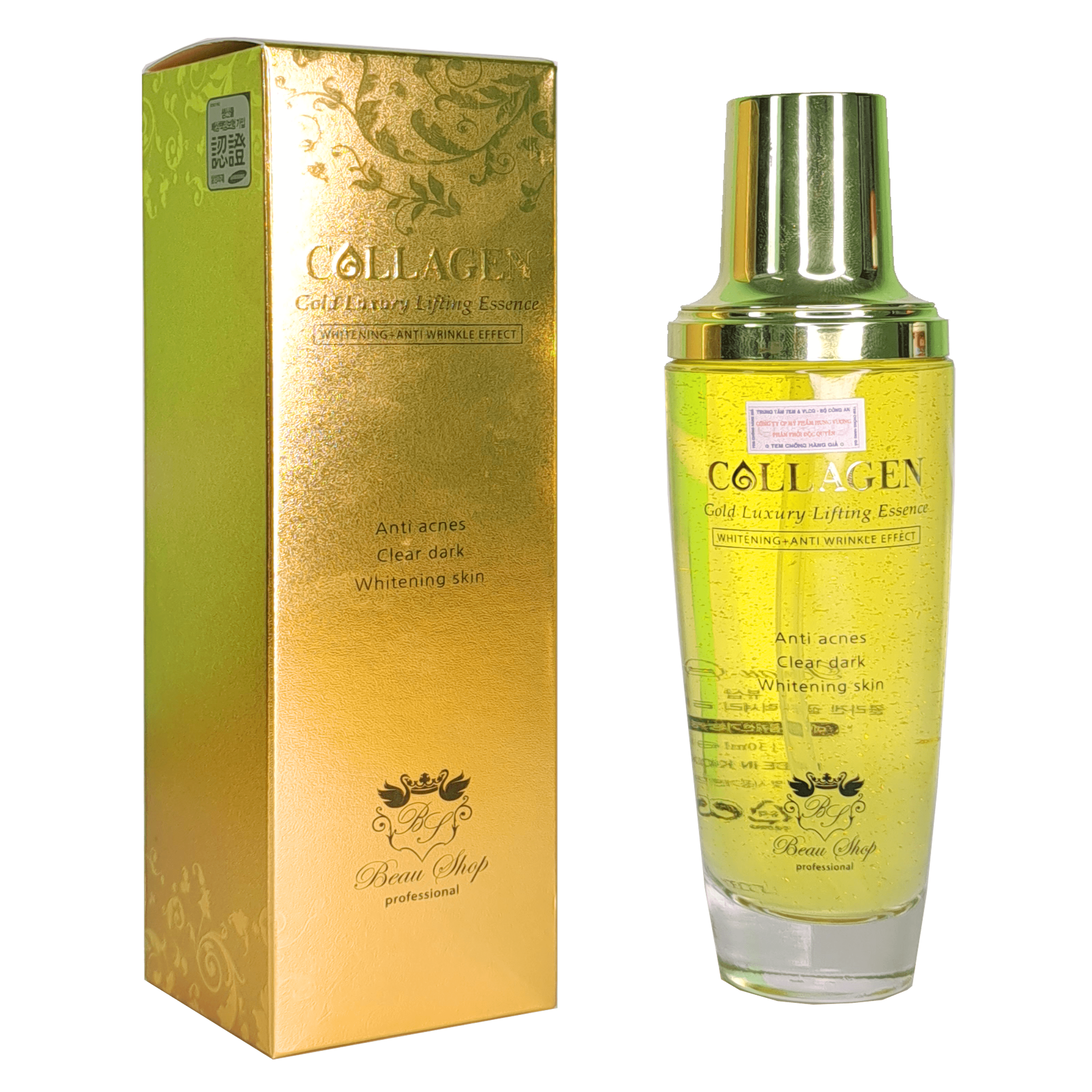 Tinh Chất Trắng Da Beau Shop Collagen Gold Luxury Lifting Essence 150ml