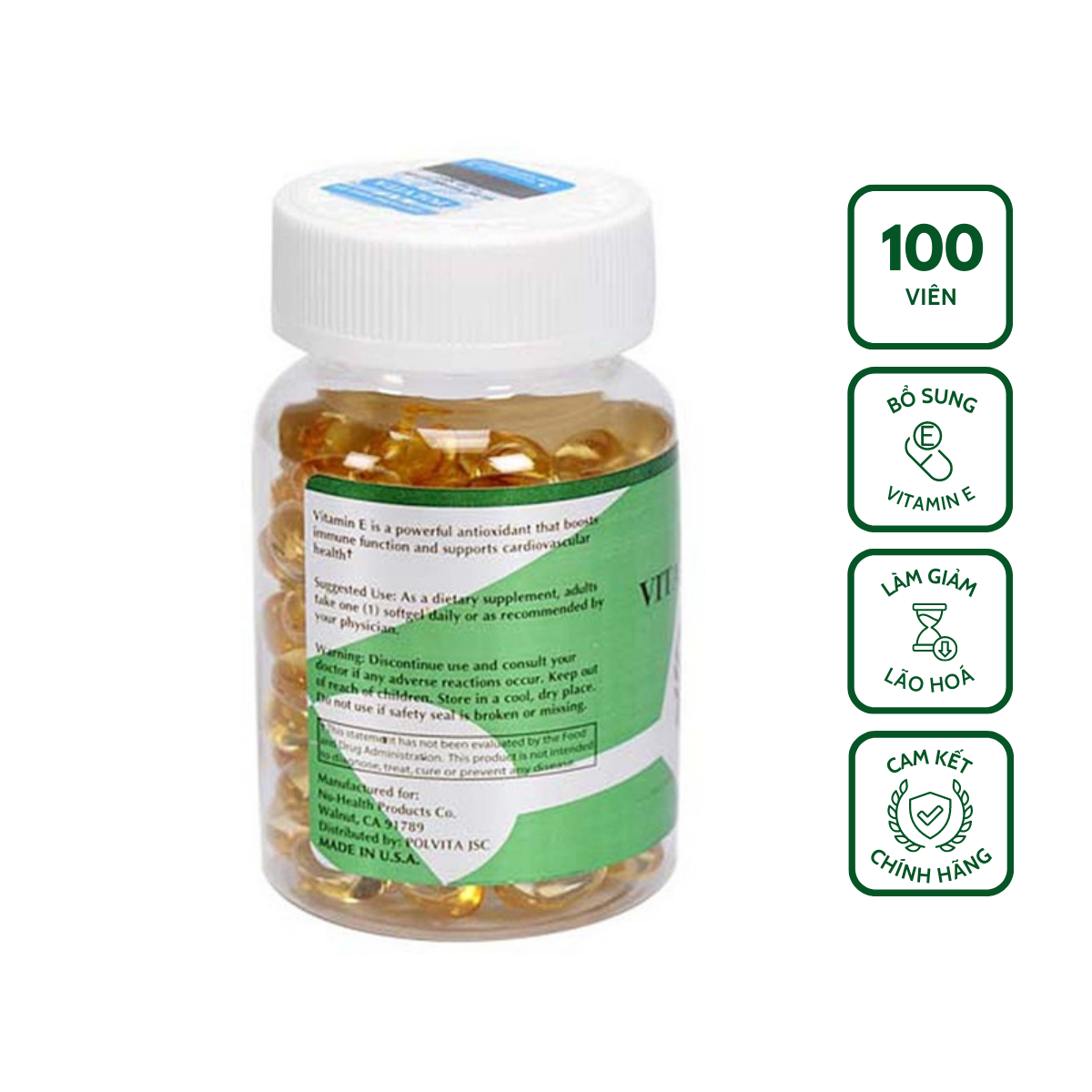 Viên uống bổ sung VITAMIN E - 400 IU