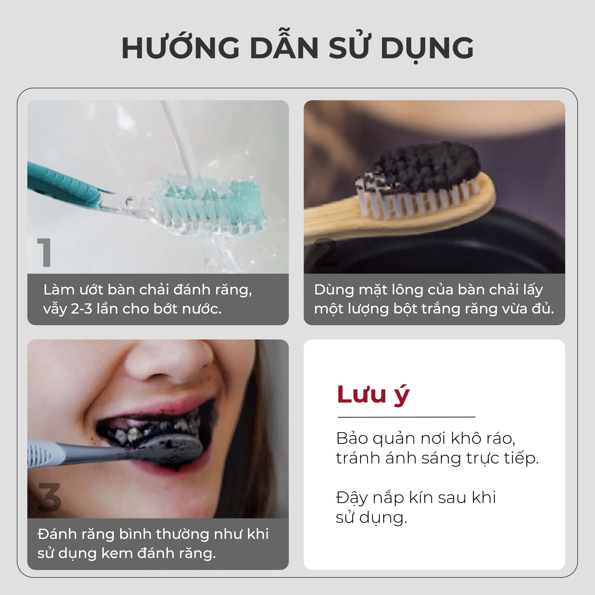 Bột Trắng Răng Abera 30g - Làm Trắng Răng, Loại Bỏ Ố Vàng, Mảng Bám, Cao Răng Lâu Năm