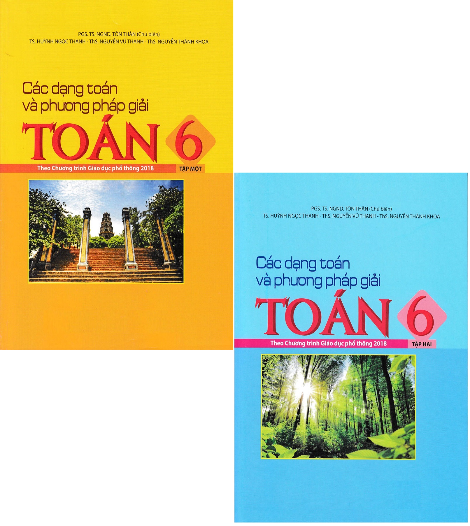 ComBo Các Dạng Toán Và Phương Pháp Giải Toán 6 - Tập 1 + Tập 2  (Theo Chương Trình Giáo Dục Phổ Thông 2018)