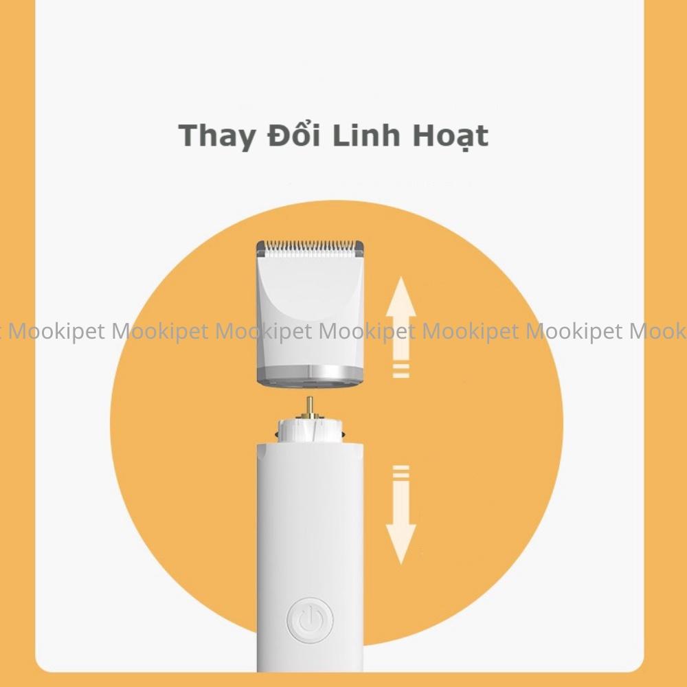 Tông đơ cắt tỉa cho thú cưng 4 trong 1 - cắt tỉa lông chó mèo