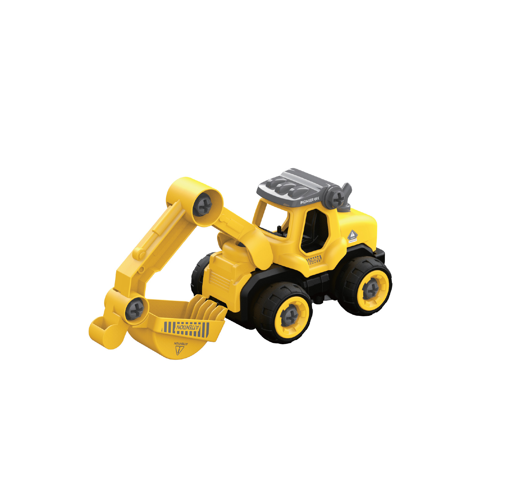 Đồ Chơi Xe Cần Cẩu TOONYKIDS - Đồ Chơi Xe Lắp Ráp Cho Bé - Excavator TN048