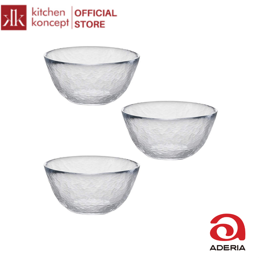 Bộ tô thủy tinh Aderia - Crafty- 12.5cm - 3 cái/Lẻ