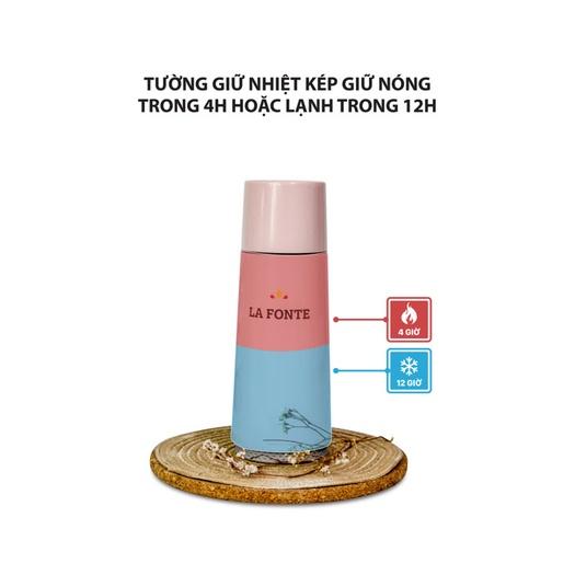 Bình Giữ Nhiệt La Fonte 370ml Màu Hồng - 000891