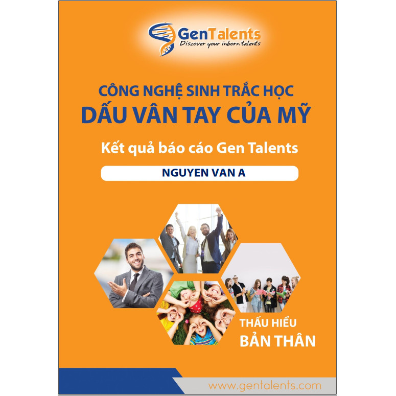 Hình ảnh Sinh Trắc Vân Tay Gen Talents - Bài báo cáo đầy đủ 4 module