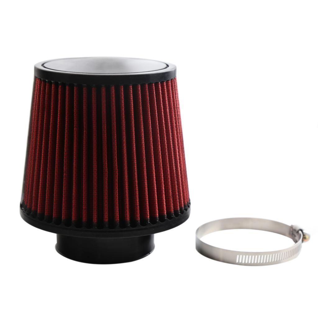 2pcs 76mm 3inch Neck Double Cone High Intake Air Filters for Auto Overhaul