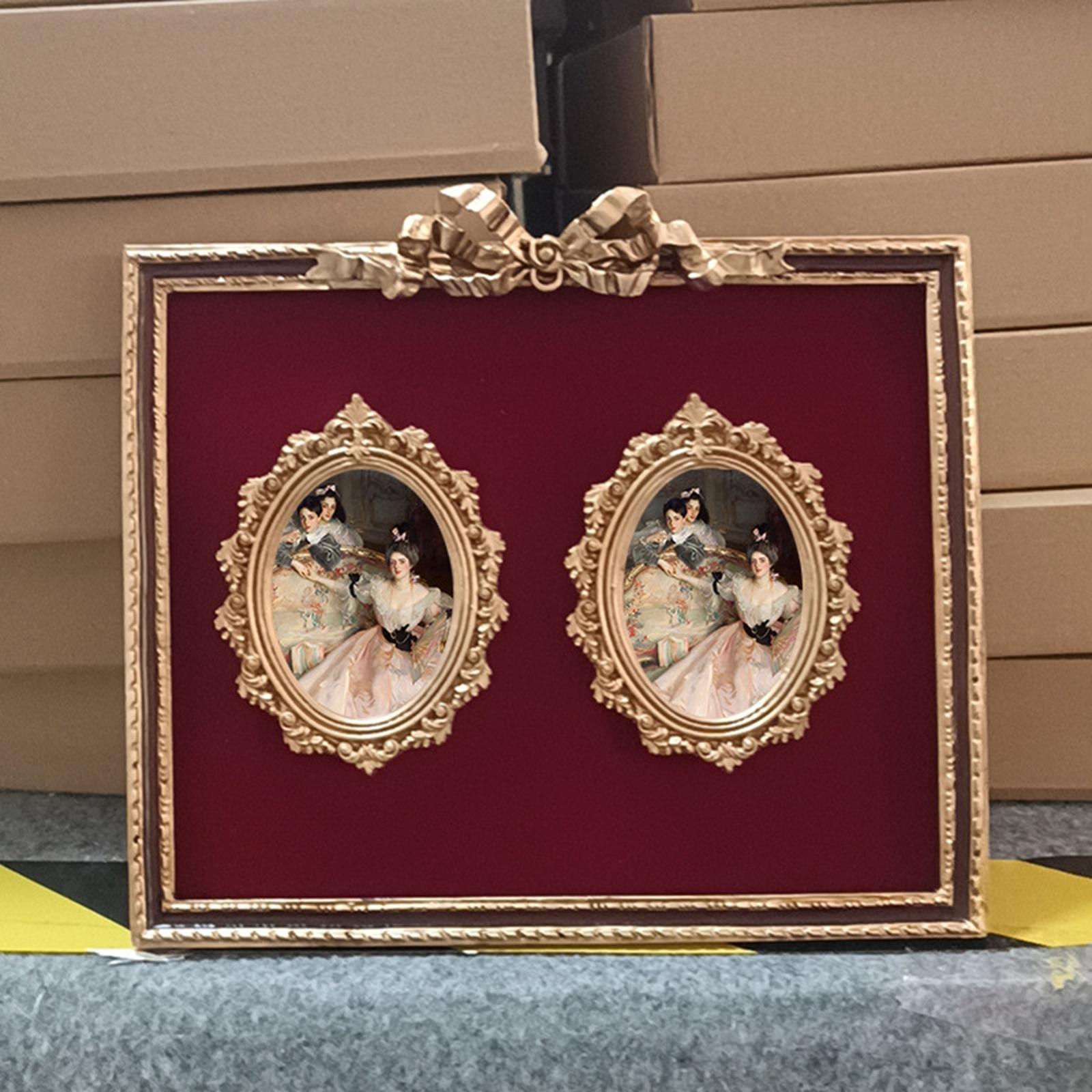 Photo Frame Hanging Hook Photo Frame Display Retro Style Vintage Photo Frame