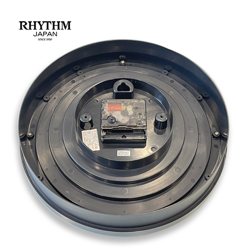 Đồng hồ treo tường Nhật Bản RHYTHM CMG483NR02, Kt 26.0 x 5.0cm, 740g, Vỏ Nhựa