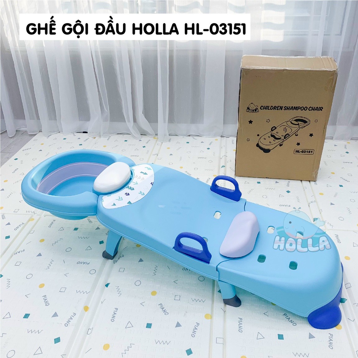 Ghế gội đầu cho bé Holla 03151 - Hàng chính hãng