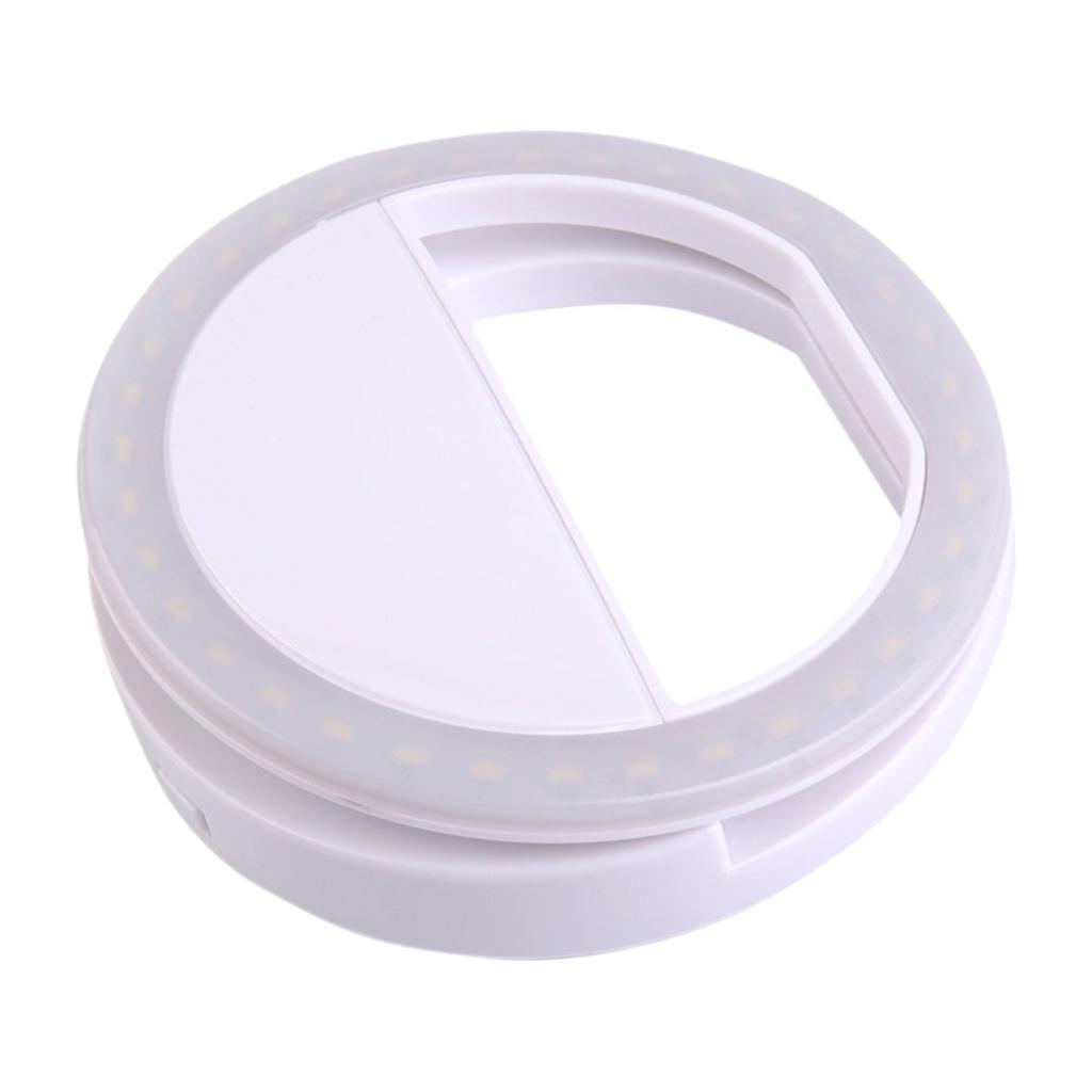Mini Portable 36LED Fill-in USB Selfie Light Lamp For Mobilephone White