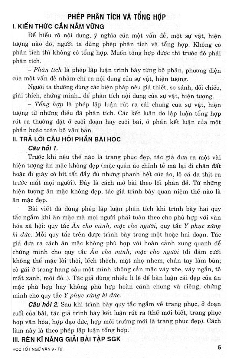Học Tốt Ngữ Văn Lớp 9 - Tập 2