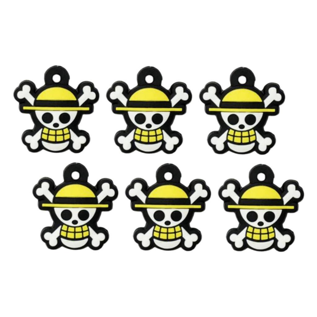 6 Piece Silicone Tennis Racquet Damper Shock Absorber for Tennis Racket