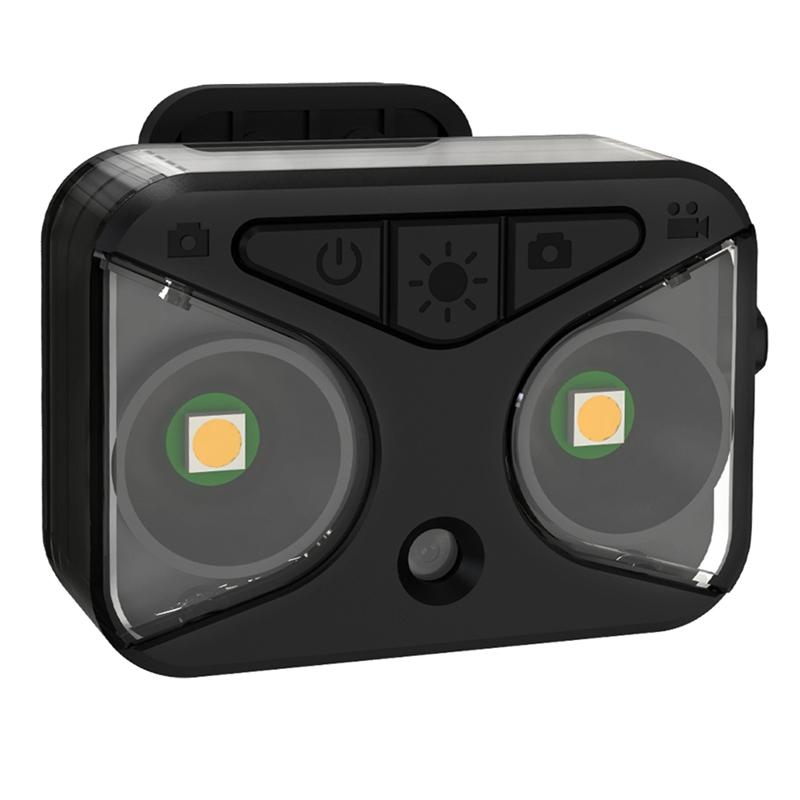 Camera Chiếu Hậu Xe Đạp Camera Chống Nước Thể Thao Quay Video Camera Đèn LED HD720P Cho Xe Máy Máy Ảnh