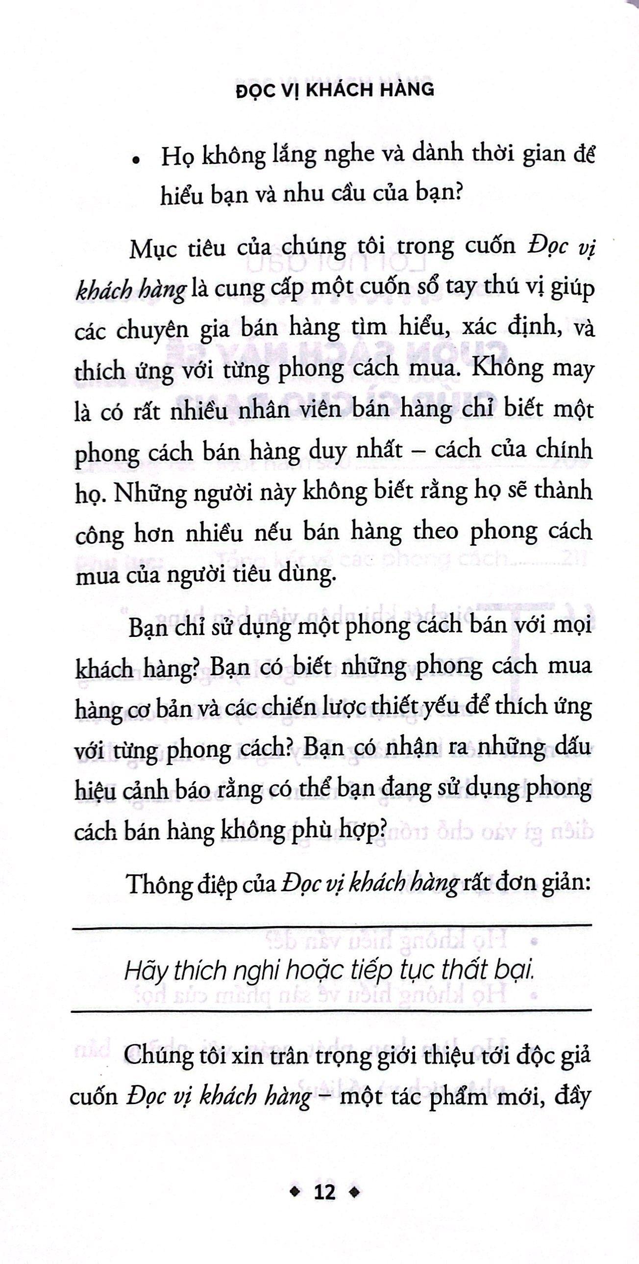 Đọc Vị Khách Hàng (Tái Bản 2023)