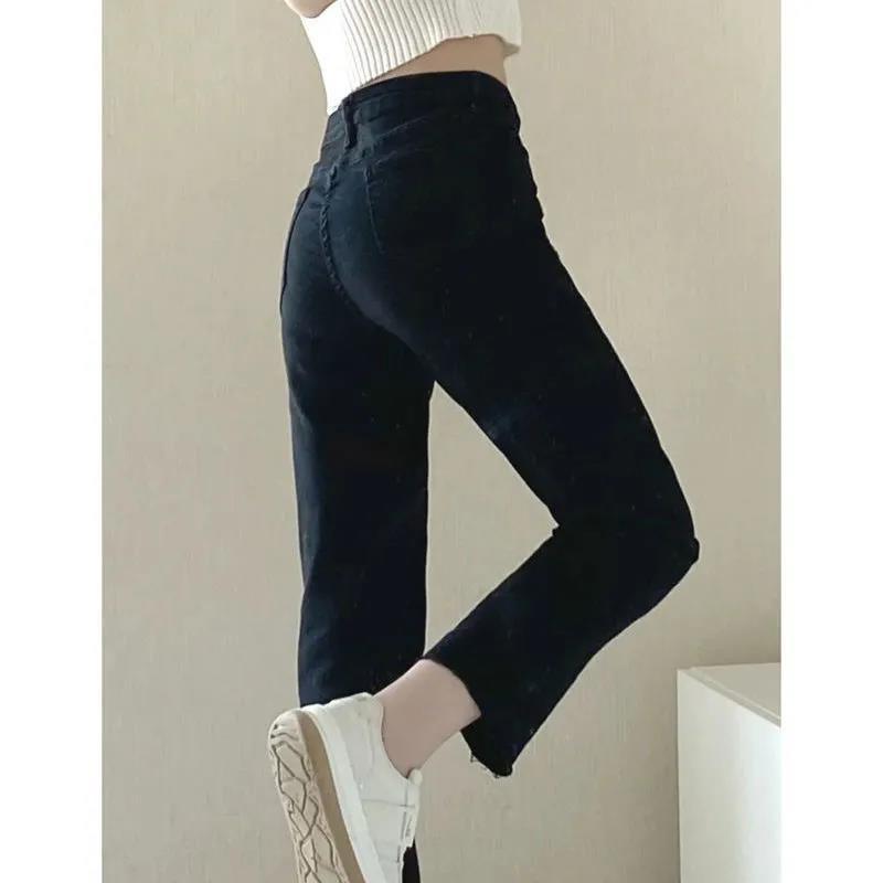 QUẦN JEAN ĐEN TRƠN ỐNG ĐỨNG BASIC CÁ TÍNH
