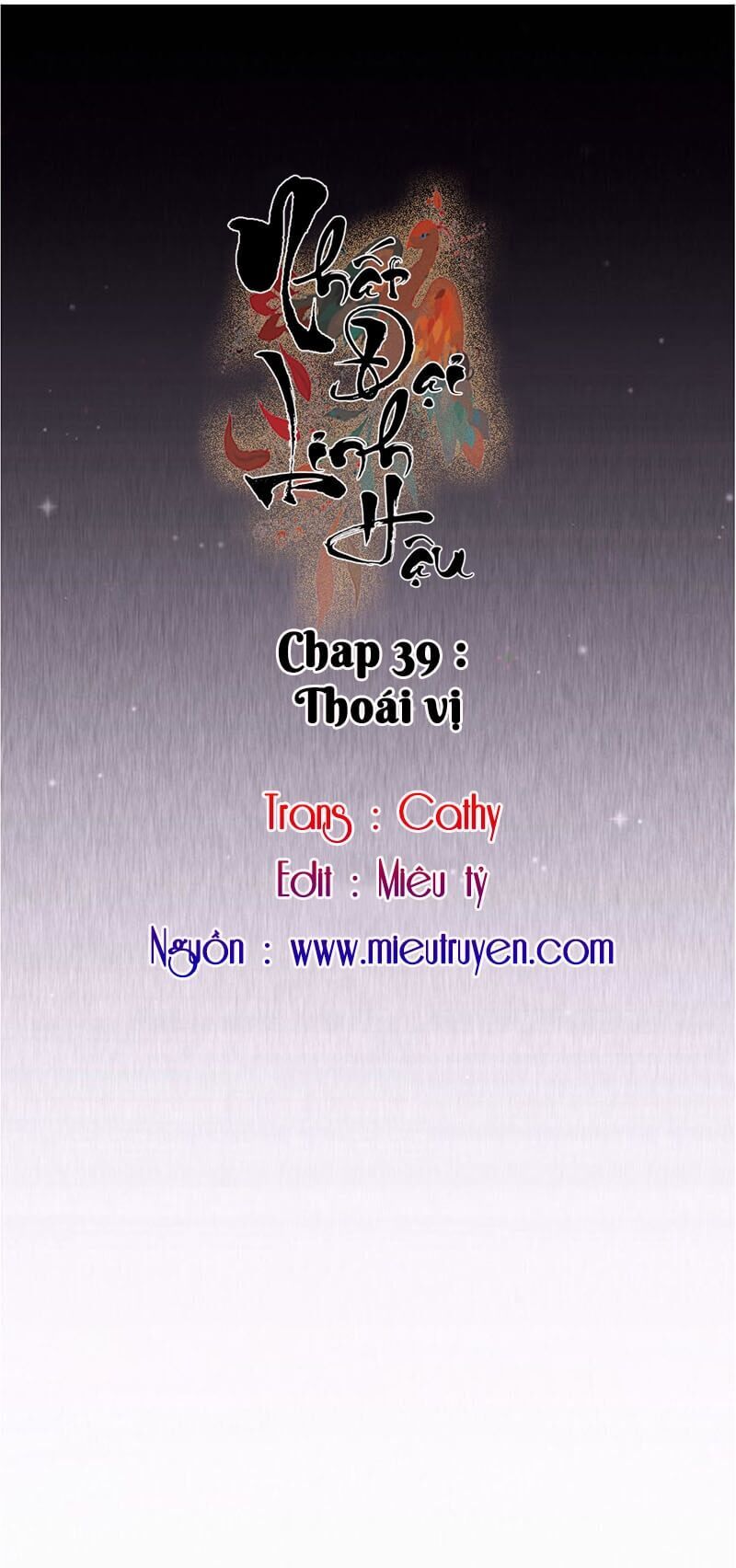 nhất đại linh hậu chapter 39 1