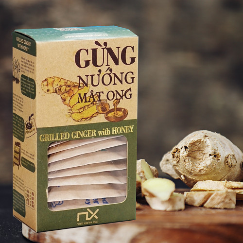 Combo 4 hộp gừng mật ong Nam Xanh ( nướng mật ong, nướng gấc mật ong, nướng nghệ mật ong, sấy tắc mật ong)