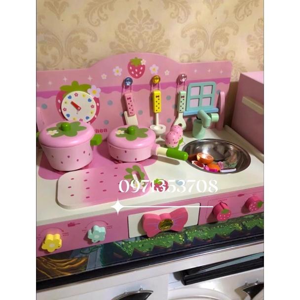 Đồ chơi Bộ bếp dâu hồng
