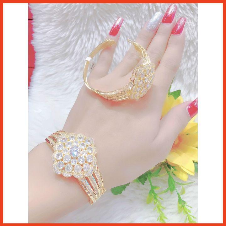 Lắc Tay Hoa Cẩm Tú Cầu Cách Điệu