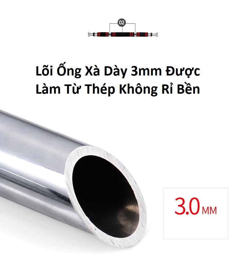 Xà Đơn Tăng Chiều Cao Đa Năng - Loại Inox Dày Xịn Chỉnh Nhiều Kích Thước - Có Hướng Dẫn Chi Tiết