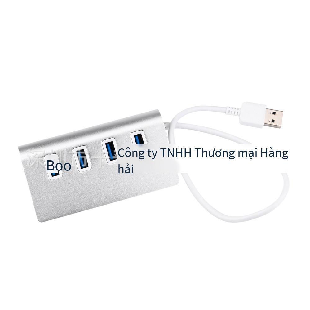 Đảm bảo chất lượng tốc độ cao HUB 4 cổng USB3.0 đế cắm 1 kéo 4 Bộ chia HUB sạc điện thoại di động hợp kim nhôm