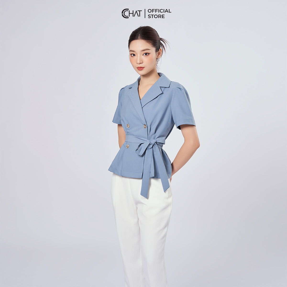 Quần Baggy Nữ Cạp Bổ Bản To Chất Tuytsi Cao Cấp 22QDS2019BT