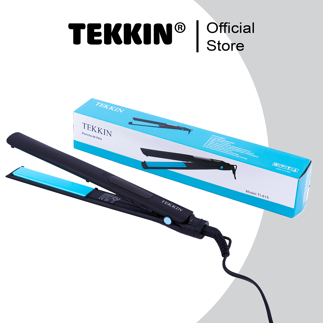 Máy Duỗi Tóc Uốn Tóc 8 Mức Nhiệt TEKKIN TI-615 Gốm Cao Cấp 3 IN 1 Uốn Duỗi Là Làm Tóc Xoăn Thanh Uốn Bằng Gốm Ceramic - Hàng chính hãng