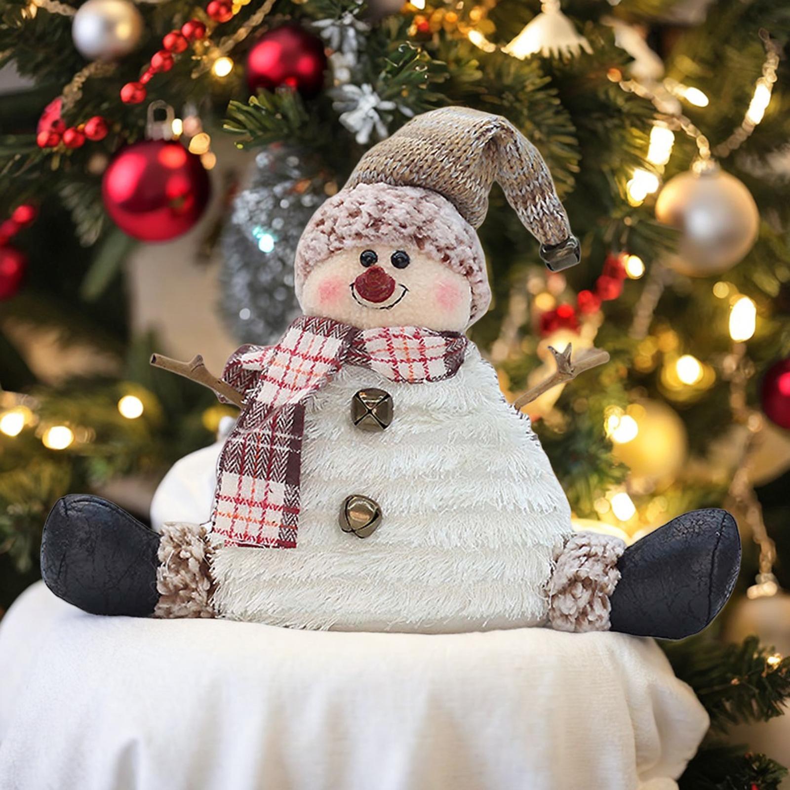 Christmas Dolls Tree Decor Christmas Gifts Snowman Doll Table Centerpiece Exquisite Cute Lovely Christmas Ornaments for Party