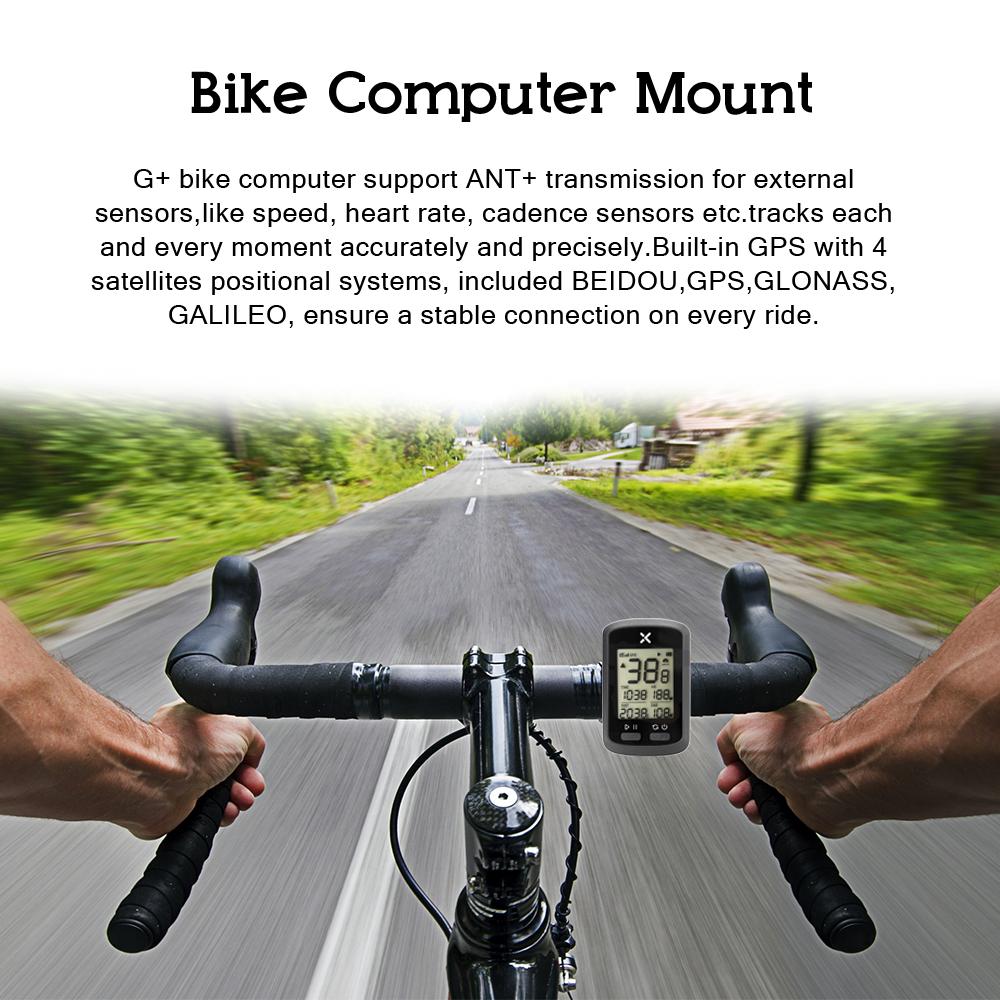 Máy đo tốc độ GPS không dây có nắp bảo vệ cảm biến nhịp có đèn nền BT ANT