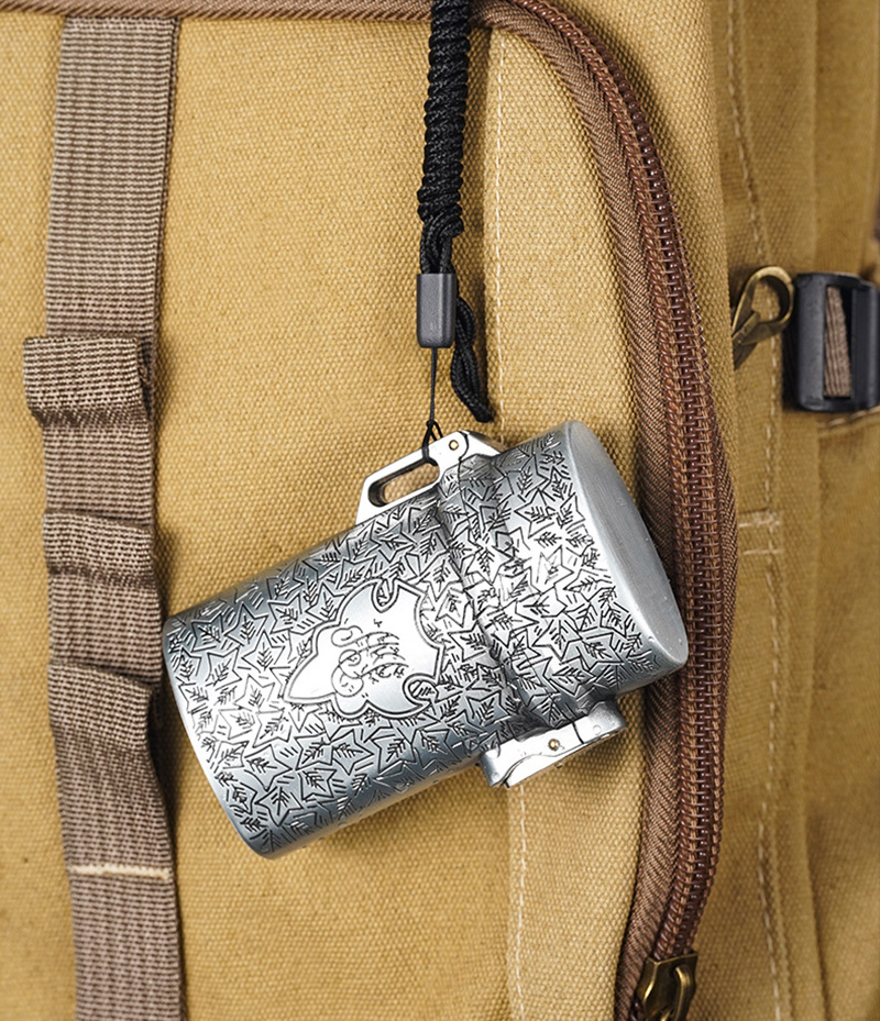 Hộp Đựng Thuốc Đồng Thau Có Dây Đeo