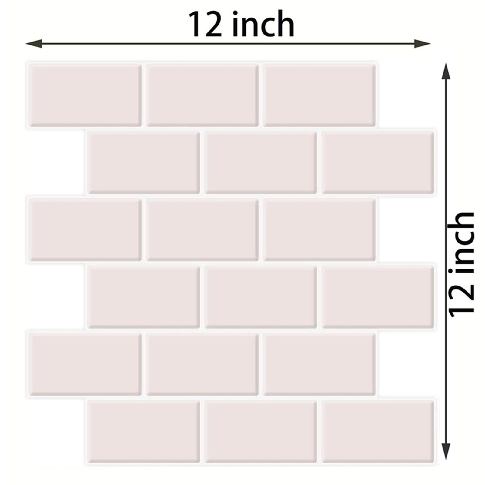 Self Adhesive Wall Sticker Waterproof Wallpaper Panel for Home Kitchen