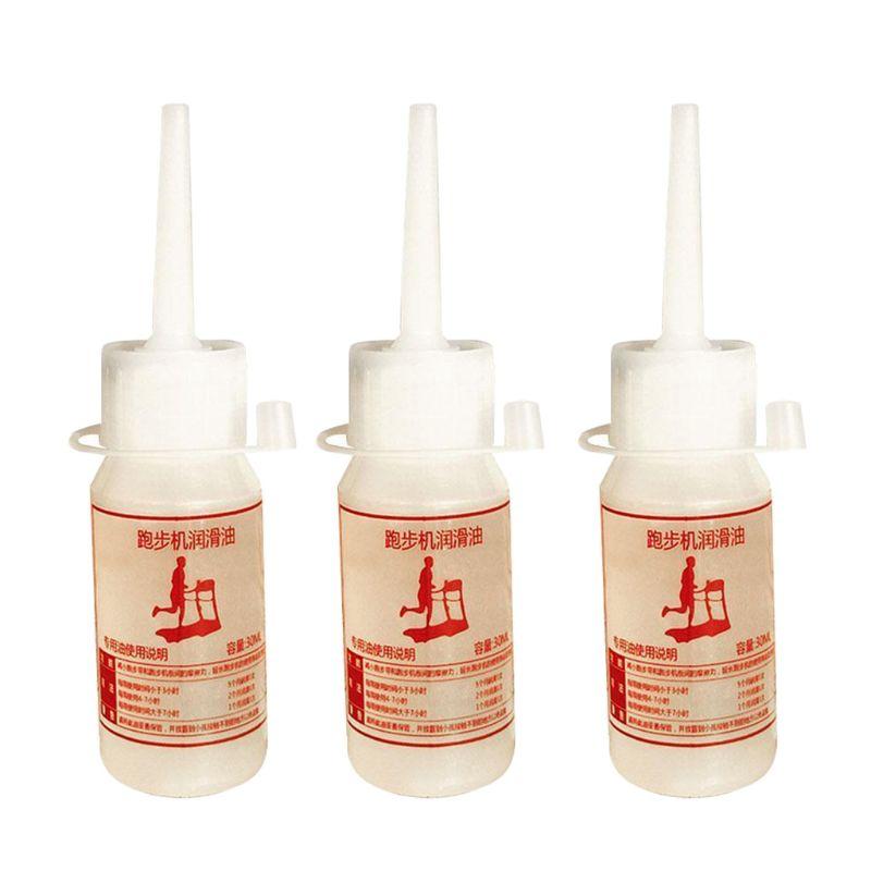 3PCS Chạy máy bôi trơn Gym Gym Treadmill Dầu silicone 30ml Thiết bị phòng tập thể dục Công cụ bảo trì di động để thể thao