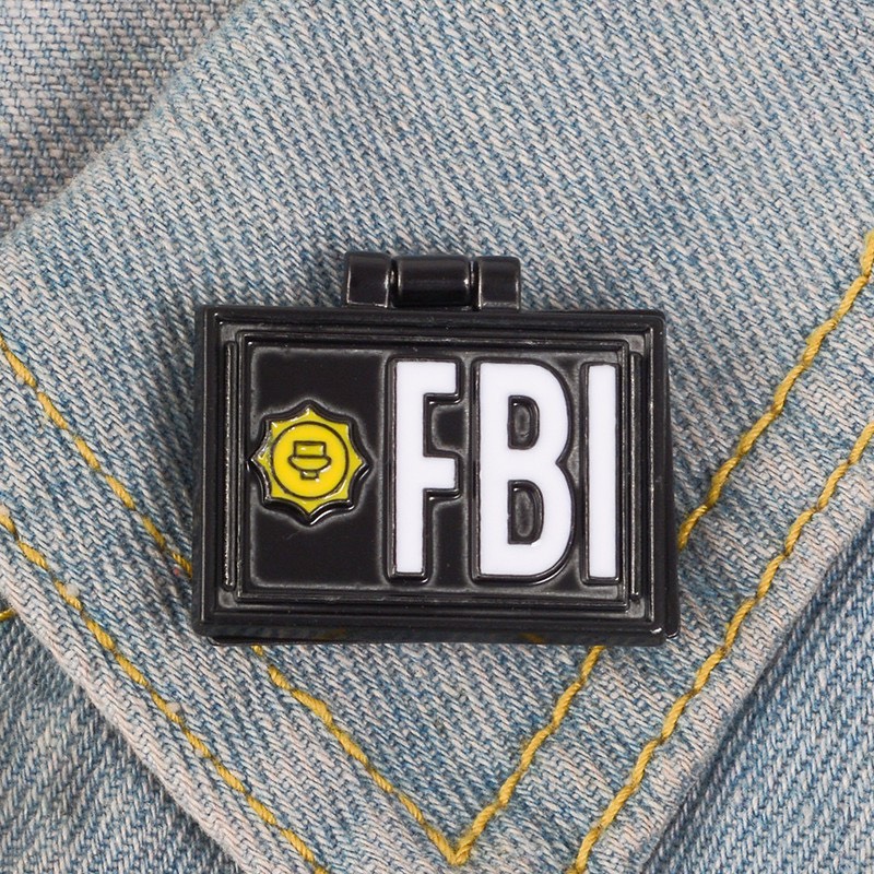 Huy Hiệu (Ghim) Cài Áo Hình Simpson FBI Ngộ Nghĩnh