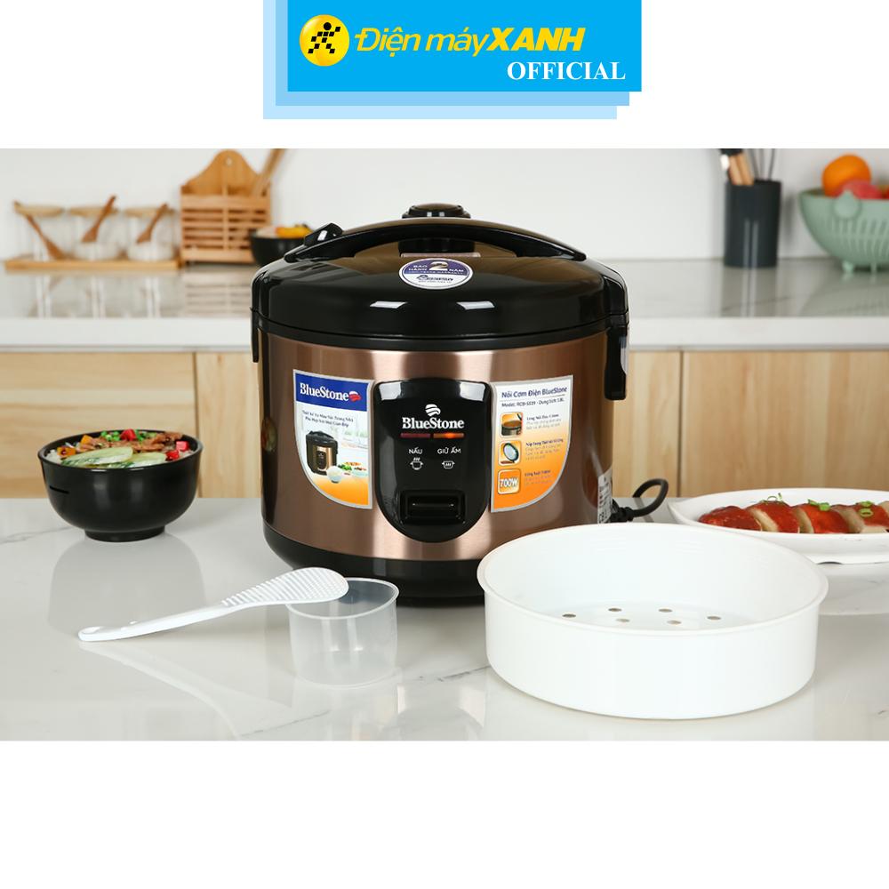 Nồi cơm nắp gài BlueStone 1.8 lít RCB-5519 - Hàng Chính Hãng