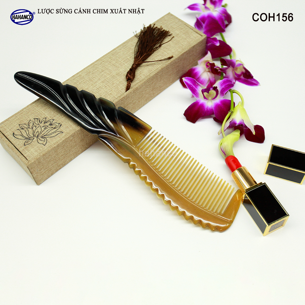 Lược sừng thân cánh chim COH156 - Mẫu cao cấp màu sắc đẹp - Chăm sóc tóc