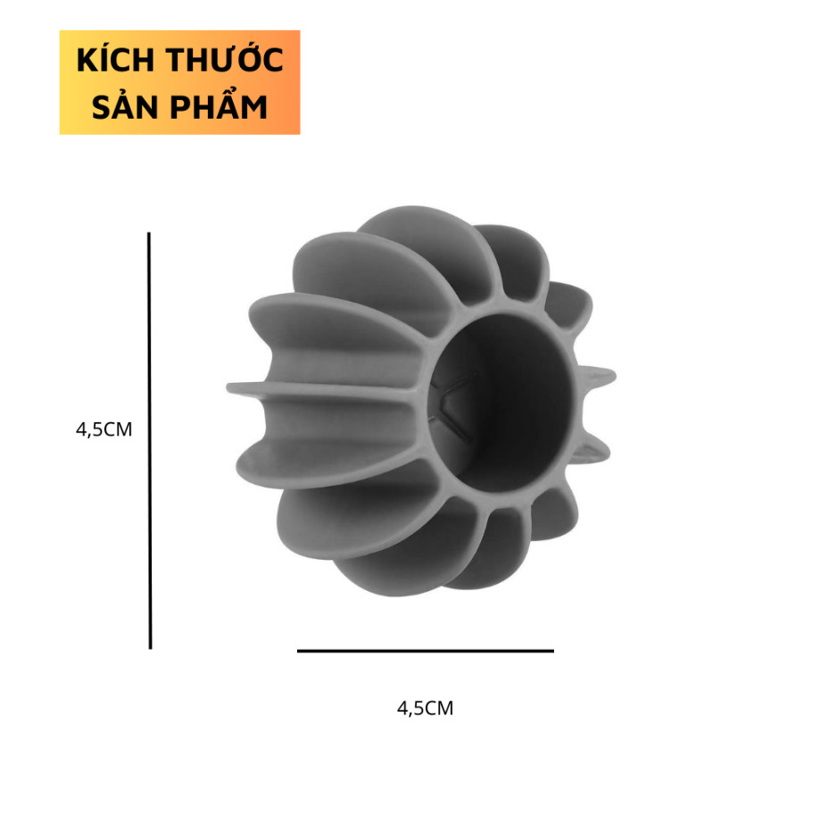 Bóng giặt silicon mềm làm sạch chống rối giúp quần áo sạch hơn, không nhăn tiện dụng