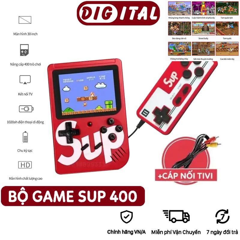 Máy Chơi Game SUP 400 trò chơi , SUP400 Cầm Tay G1 Plus 400 In 1 - HƠN 400 TRÒ CHƠI- BH 3 THÁNG