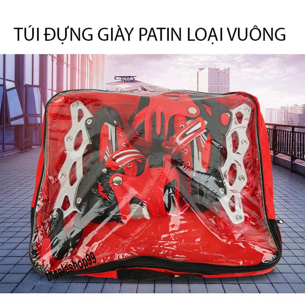 (có sẵn) Túi đựng giày trượt patin loại vuông dùng cho mọi loại giày patin