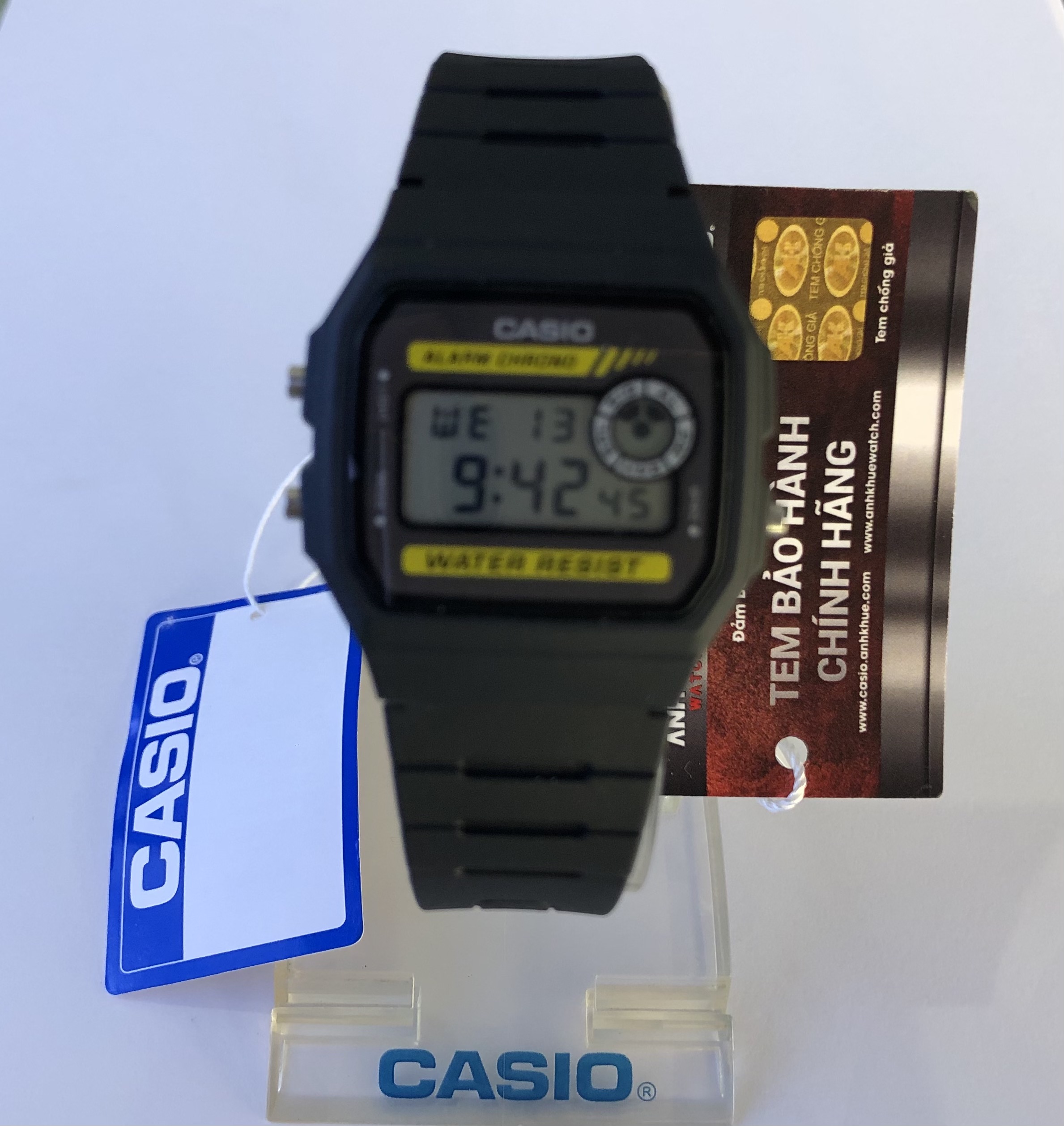 Đồng Hồ Nam Dây Nhựa Casio STANDARD F-94WA-9DG